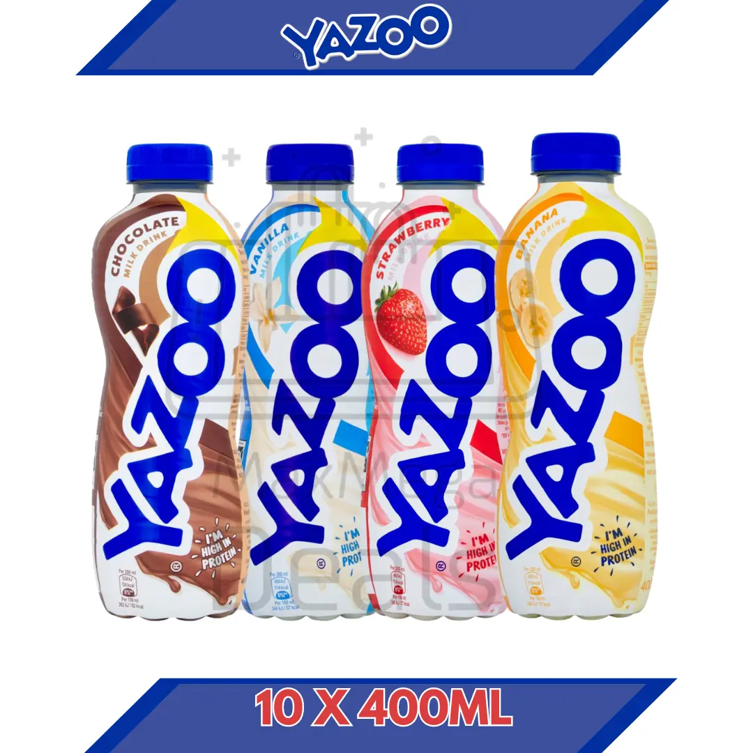 Yazoo All Variety 10 X 400ML Bulk Pack Beverage