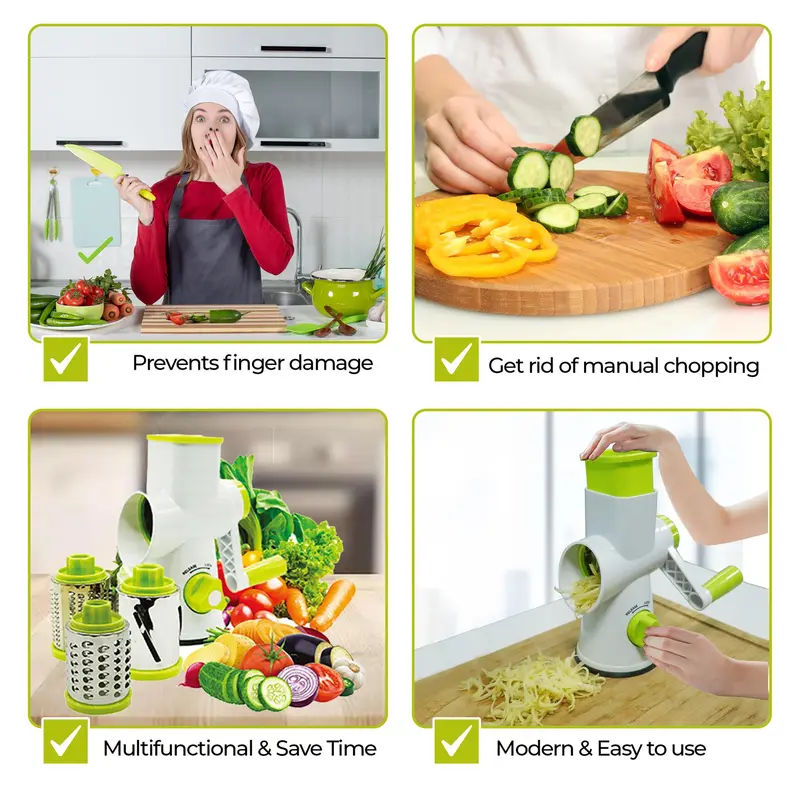 Top 3 Rotary Food Grater 1 Pack 2