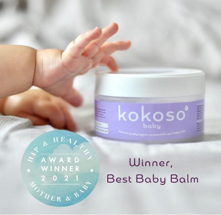 Kokoso Baby Organic Coconut Oil - Moisturising 100% Natural Baby Oil for Baby Massage, Dry, Sensitive and Normal Baby Skin - 200ml 1
