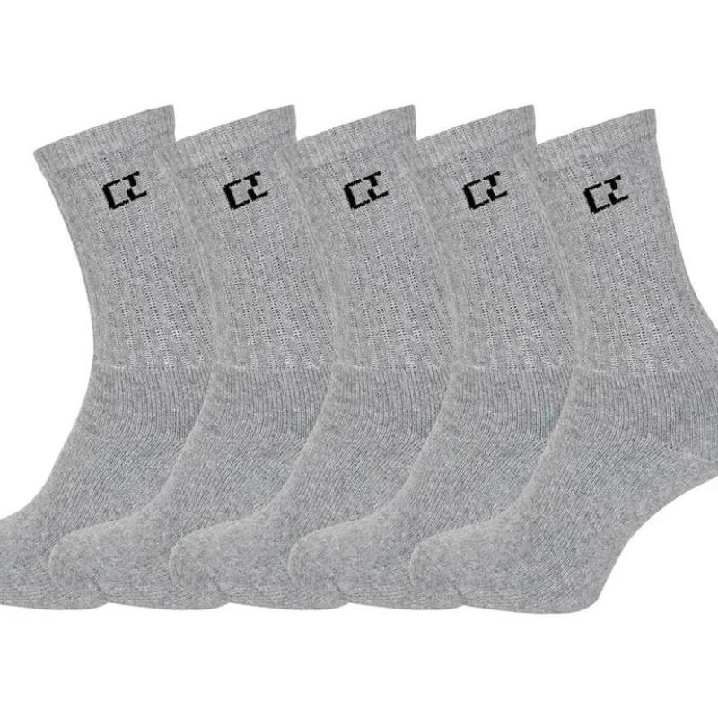 10 Pairs Men's Cotton Rich Black Sports Work Socks Uk Size 6-11 Cotton 6