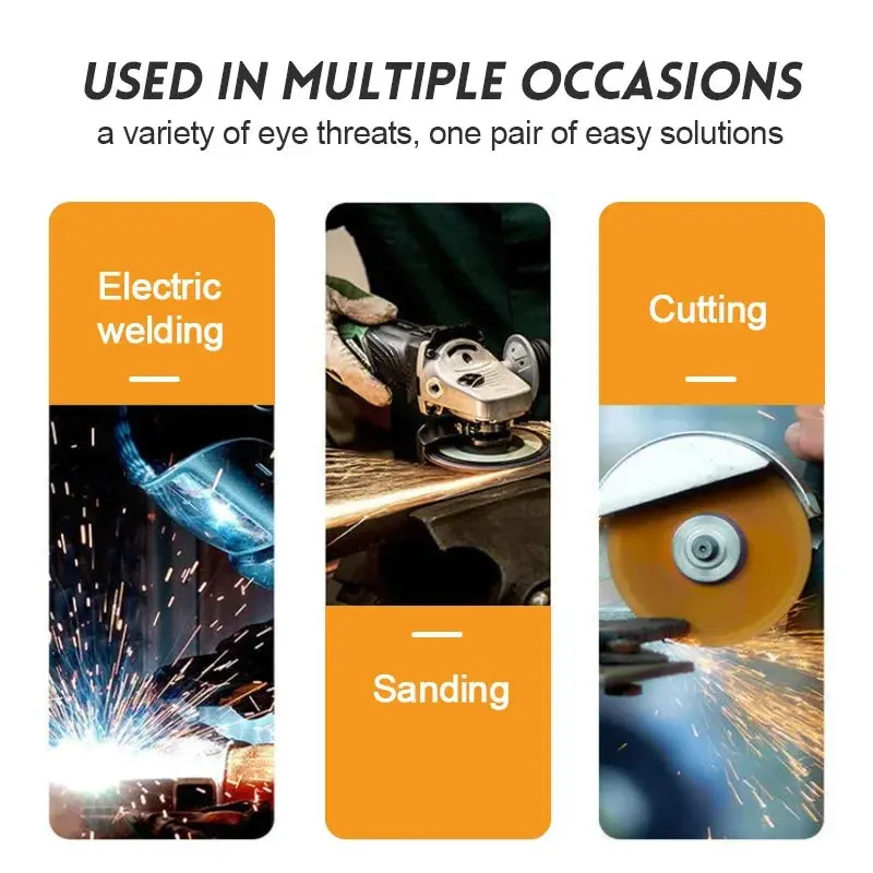 Solar Automatic Dimming Welding Glasses - Anti-Glare, Eye Protection Goggles 4