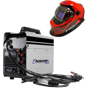 Autojack 130A Gasless MIG Welder Kit – Portable Flux Core Wire Feed Welder with Helmet & Accessories Soldering Station
