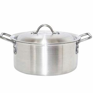 MEGA Aluminium Deep Stockpot with Lid - Heavy Duty Soup Pot Saucepan Cooking Pan Stew Catering Heavy Duty Lid