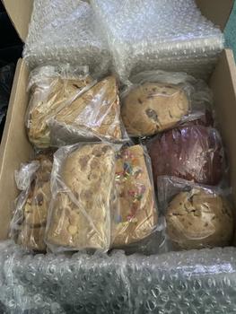 Product Review of Red Velvet White Chocolate Chunky Cookie - Delicious Belgian Chocolate Chunks - Snack, Biscuit, Cooky from j** 0