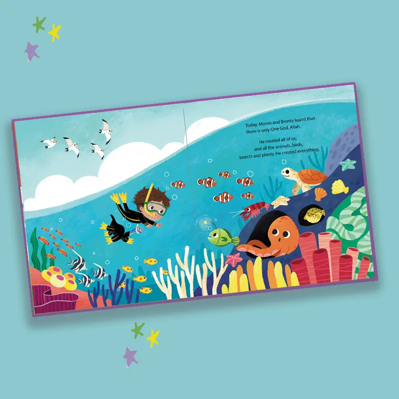 Momo & Bronty Islamic Board Book Set for children ages 0-3 4