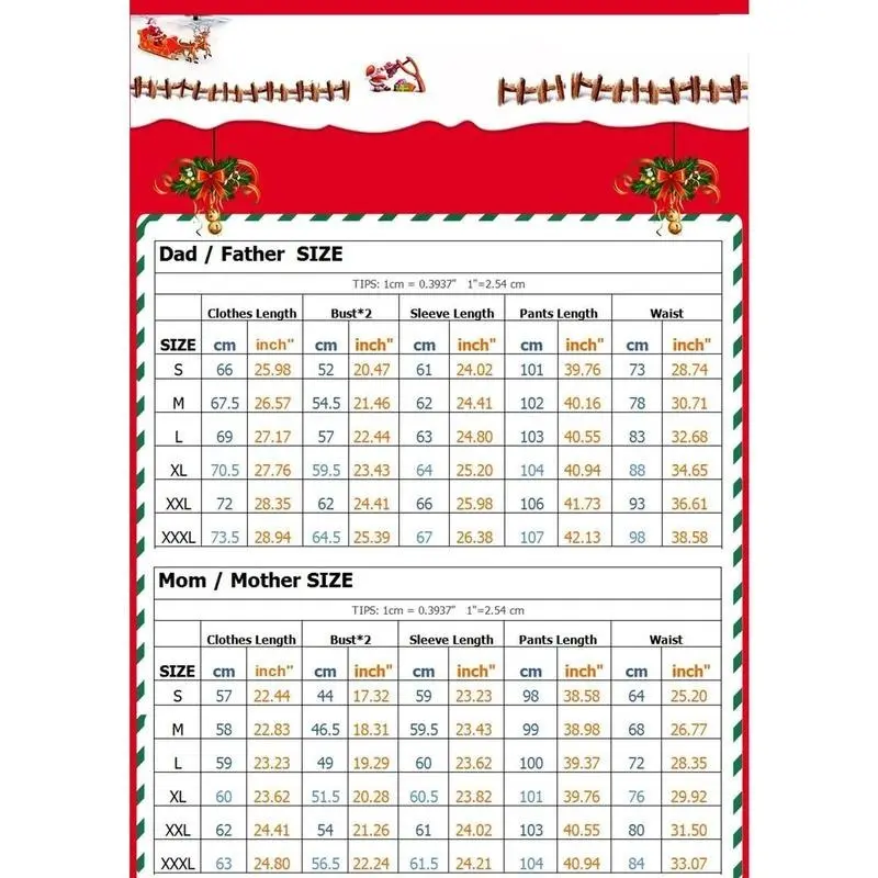 【2025】2023 Christmas Family Matching Pajamas New Year Xmas Father Mother Kids Baby Clothes Set Dad Mom And Daughter Son Pyjamas Outfit 6