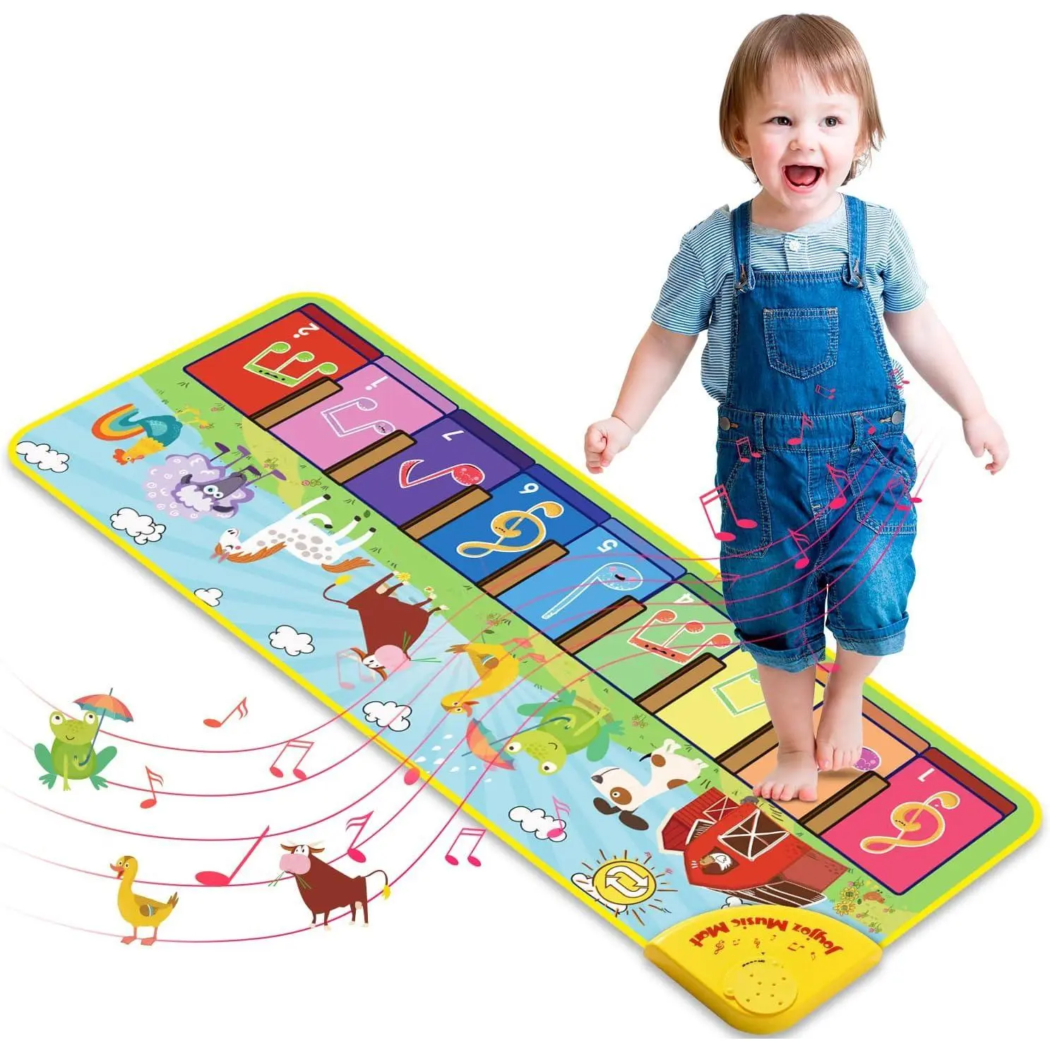Joyjoz Kids Piano Mat with 25 Sounds, Music/Dance Mat for Toddlers, Ages 1-5