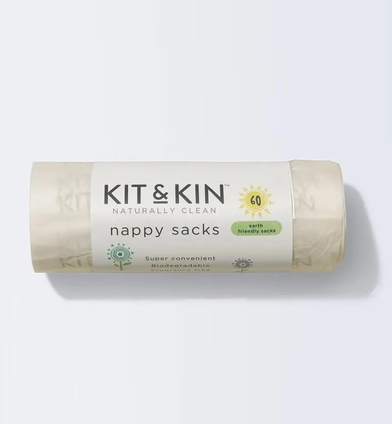 Kit & Kin biodegradable nappy disposal bags (60 bags)