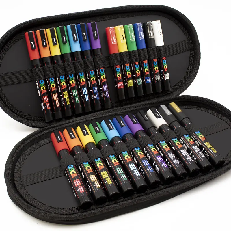 POSCA Display Cases | Paint Marker Art Pens | Gift Travel Case of 24 or 54 2