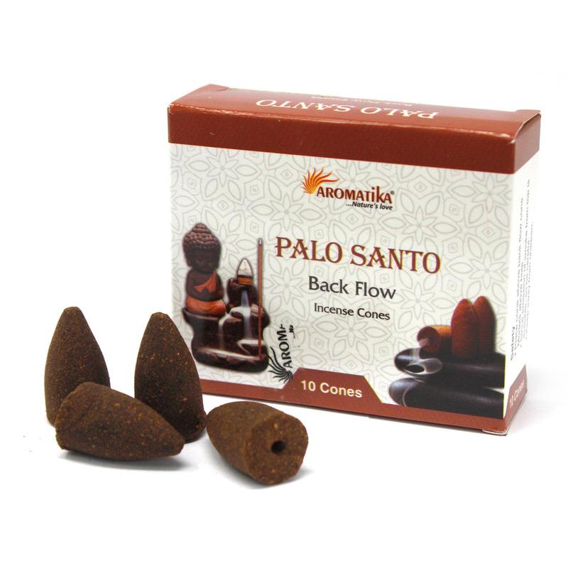 Aromatika Backflow Incense Cones (pack of 10) for Meditation, Aromatherapy & Reiki - Natural Herbs, Oils & Resins 4