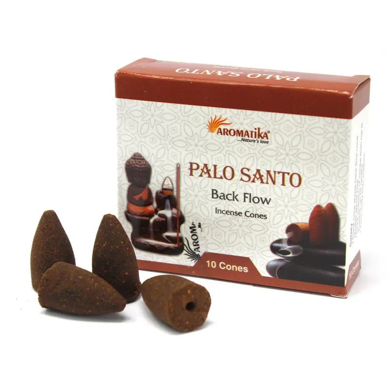 Aromatika Backflow Incense Cones (pack of 10) for Meditation, Aromatherapy & Reiki - Natural Herbs, Oils & Resins 4