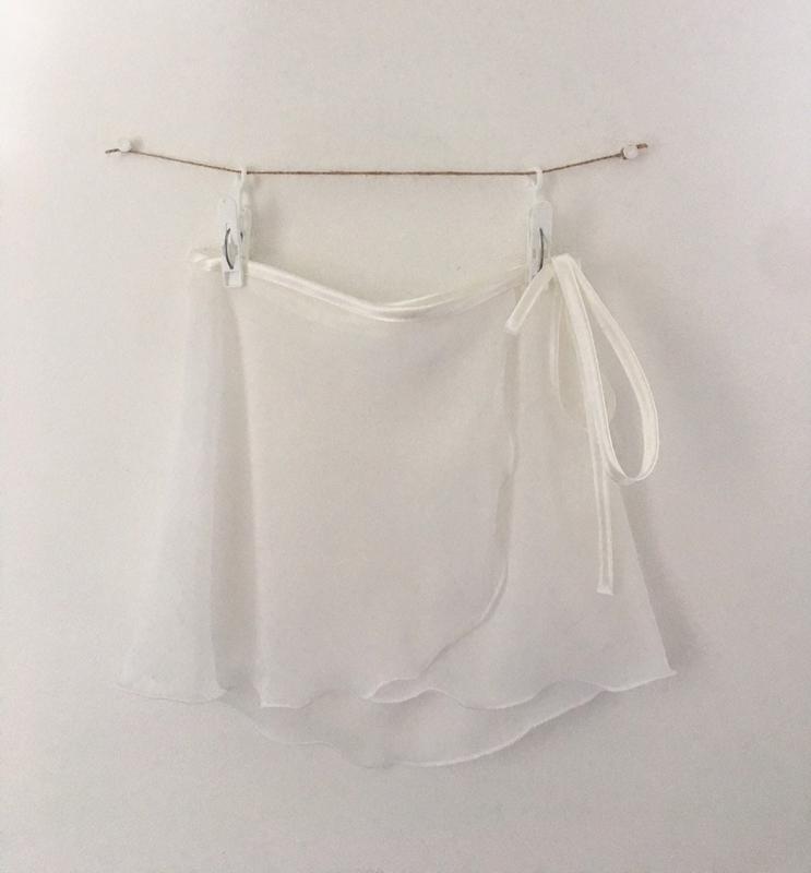 Ballet Skirt 11" Style GISELLE Chiffon Satin Wrap Women 1