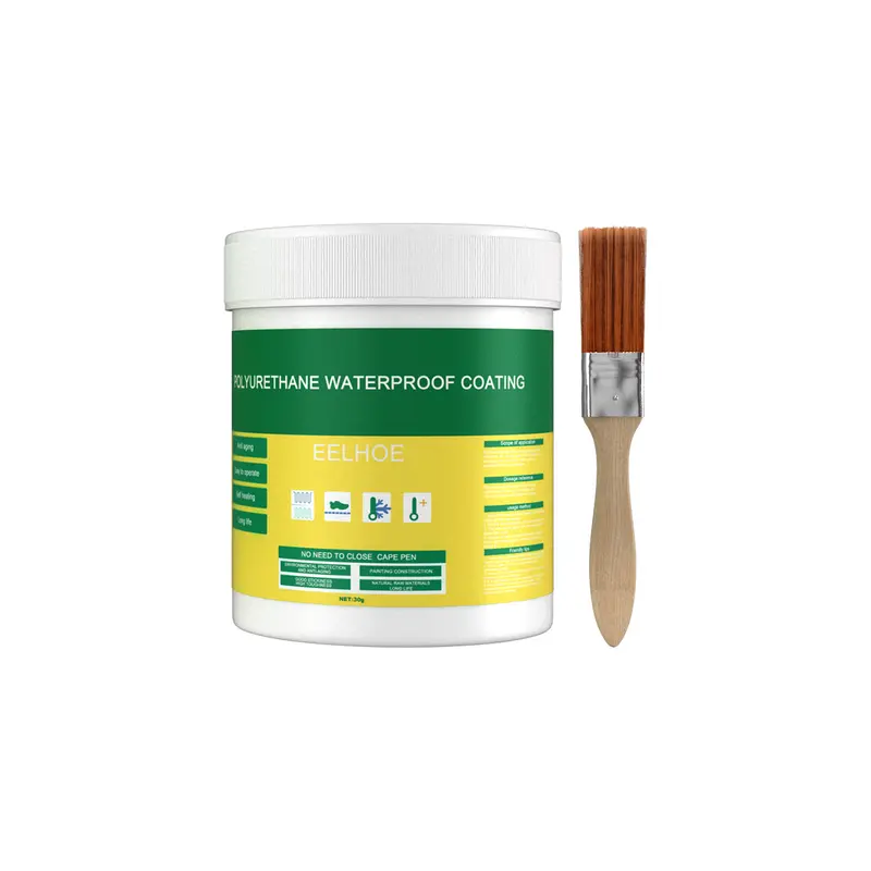 EELHOE Floor Leak Waterproof Adhesive, Exterior Wall Bathroom Toilet Waterproofing Agent Brick Wall Permeable Paint 0