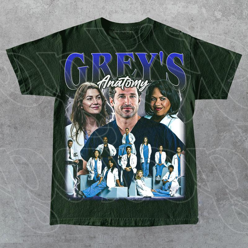 Limited Greys Anatomy Vintage T-Shirt, Gift For Woman and Man Unisex T-Shirt 1594221022 3