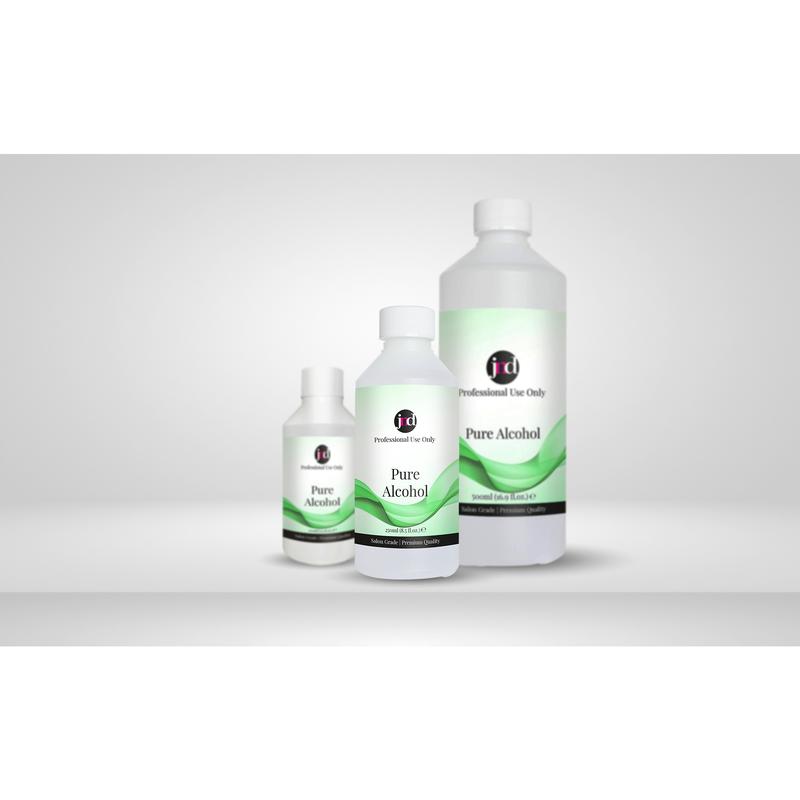JND Pure Alcohol Prep & Wipe Salon Nails 250ml 3