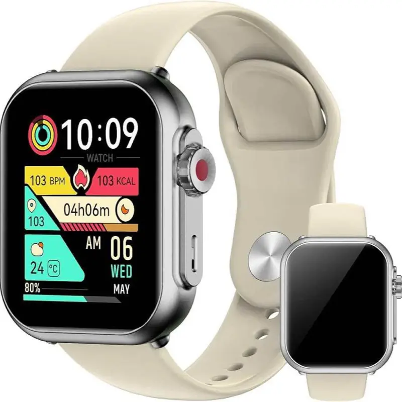 Waterproof Smart Watch with IPS Display - Wearable Technology - Smartphone 1
