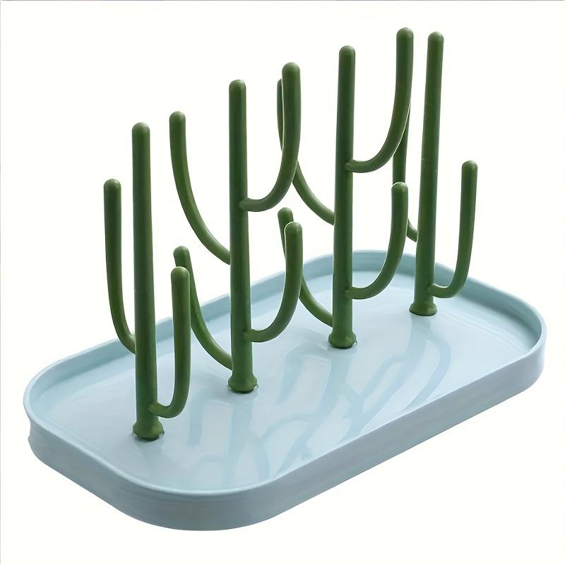 Baby Tree-shaped Milk Bottle Drain Rack, Dust-proof Milk Bottle Holder, Cup Drain Rack Easter Gift 5