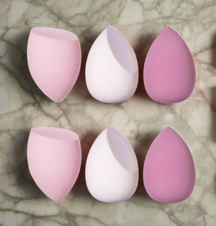 10 Pcs Makeup Blender Sponge Set - Soft Beauty Sponge Blenders in Pastel, Khaki & Gold, and Purple Haze Colors 1
