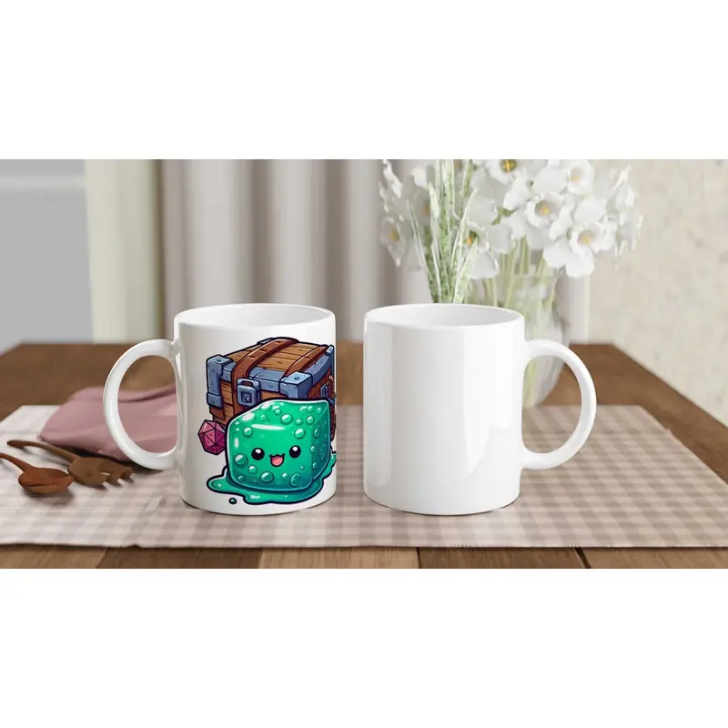 Gelatinous AndMimic 11oz Ceramic Mug Beverage Drinkware Coffee Cup Glossy Stylish Washable Reuse Reusable Printed 2