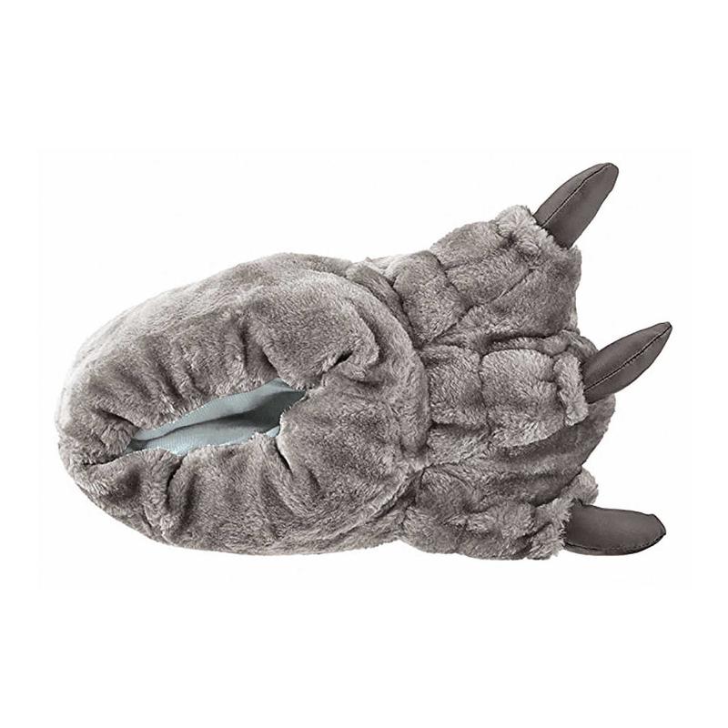 Kids Novelty 3D Monster Feet Plush Slippers 1