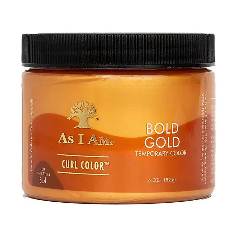 As I Am Curl Color Bold Gold Temporary Color 182g 0