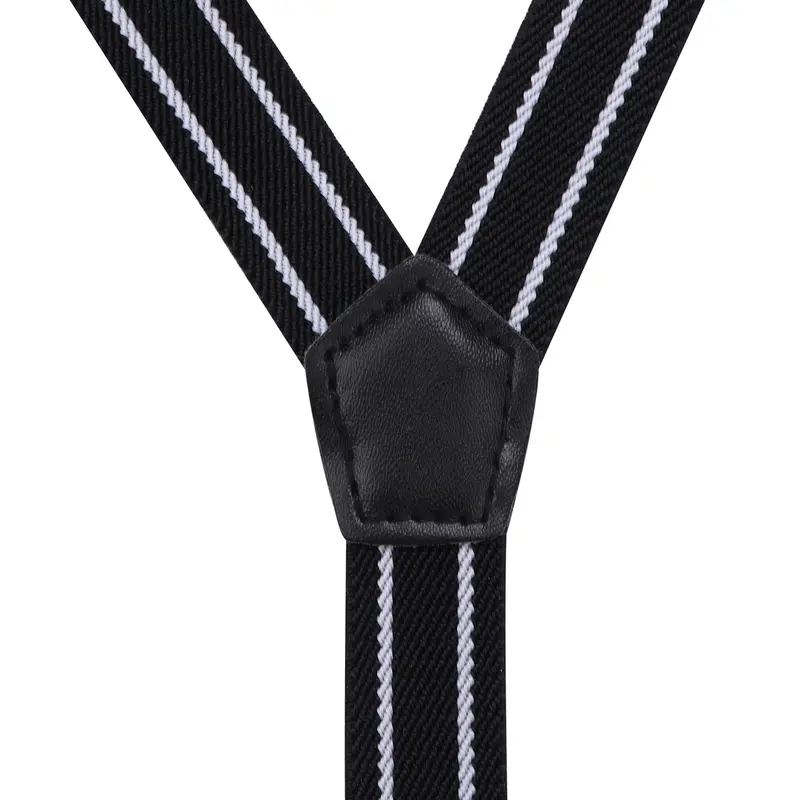 Children Kids Braces Y-Back Adjustable Button Hole Elastic Braces for Trousers, Denim, Fashion Accessory, Party Costume Dresses 20mm Wide 1