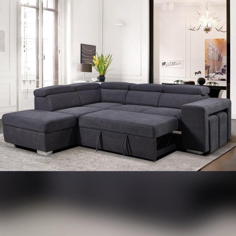 Furniture Italia- Grey multifunctional L-shaped sofaBed! 2