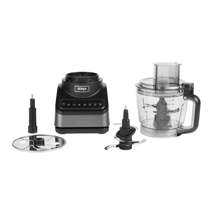 Food Processor with 4 Automatic Programs; Chop, Puree, Slice, Mix, and 3 Manual Speeds, 2.1L Bowl, Chopping, Slicing & Dough Blades, 850W, Dishwasher Safe Parts, Black BN650UK 7