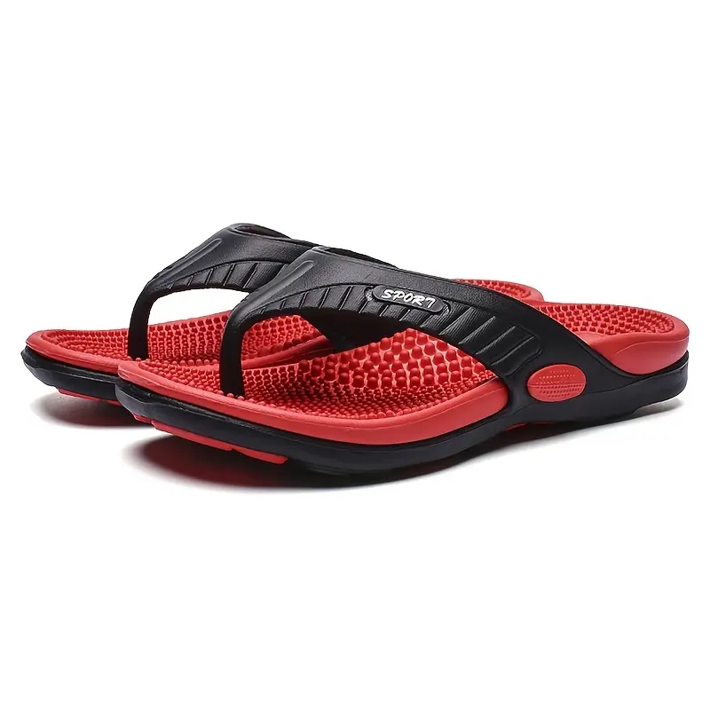 Acupressure Massage Slippers, Flip-Flops, Arch Support, Suitable for Adults, Unisex, Lightweight And Comfortable Summer Sandals with Shock Absorption And Anti-Slip Features, Ideal for Indoor And Outdoor Use at The Beach During Spring And Summer. 5