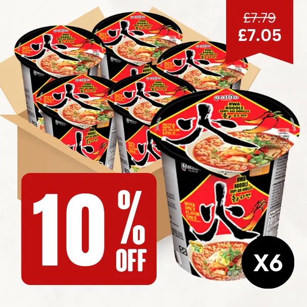 Paldo Hwa Ramen Spicy Noodle Cup X6 instant ramen 0