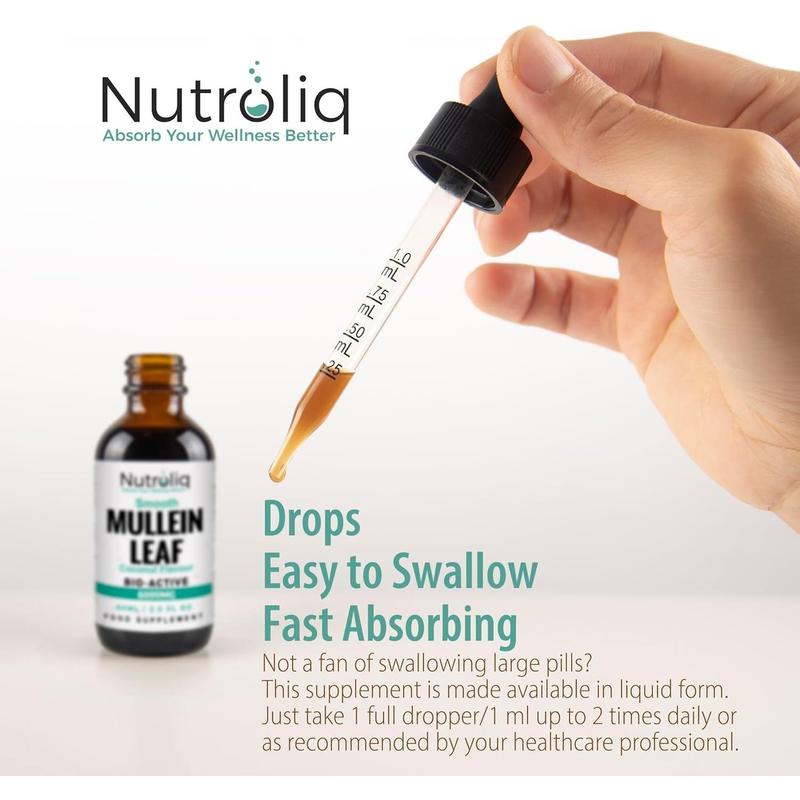 Nutroliq Mullein Leaf 50:1 Extract Drops - 60ml 4