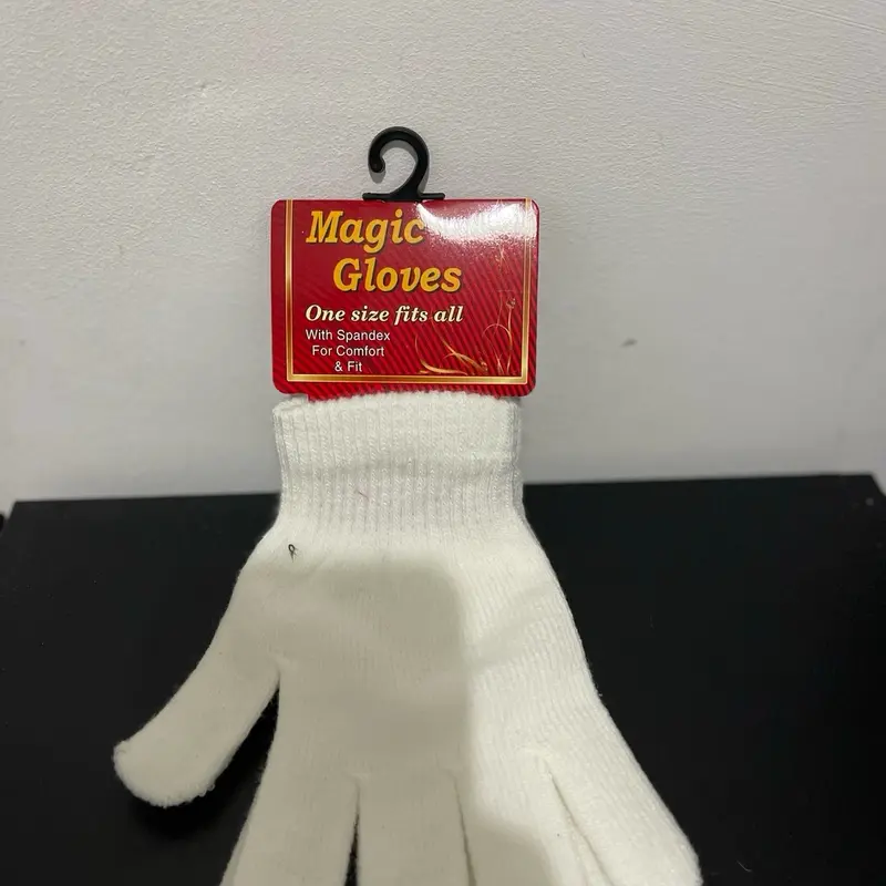 Xmas Styled Gloves Winter Black Mittens 3