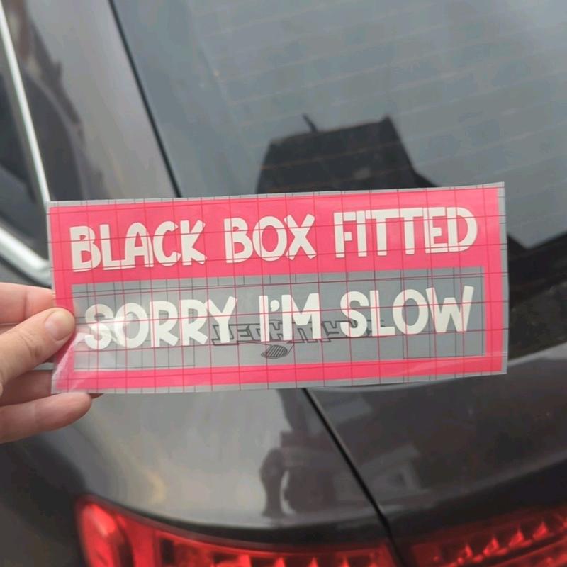 Black Box Car Decal Bumper Sticker Sticker 0