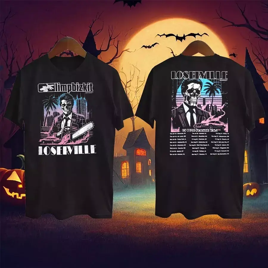 Vintage Limp Bizkit Loserville 2025 Merch Tour 2 side T-shirt, Vintage Band Tee, Graphic Tee