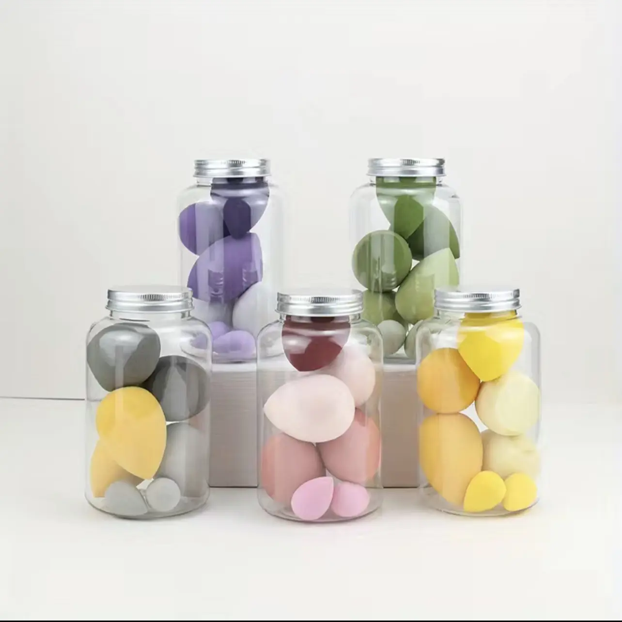 7 Pcs Mini Makeup  Sponge Beauty Blender