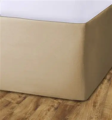 Elasticated Divan Bed Valance (Natural) 1