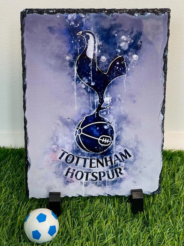 Tottenham Hotspur Football Club - THFC Emblem Slate Plaque -  Decorative Gift for him or her - Spurs badge Print for any lover of the team. 0