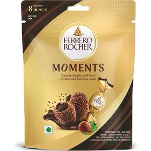 Ferrero Rocher Moments Chocolate Spheres (46g) - Perfect for Sharing or Savoring - Snack