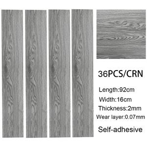 Lifeideas 7/21/36Pcs Rustic Wood Grain Self-Adhesive PVC Wallpaper Decorative Sticker,Home DIY Design Peel and Stick Wall Sticker Covering Planks Collection for Kitchen, Bedroom,Living Room, and Bathroom