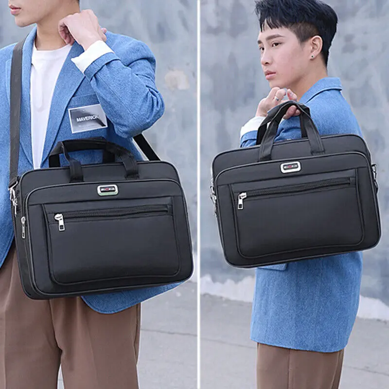 Laptop Bag 17 Inch Laptop Briefcase Laptop Messenger Bag Water Repellent Computer Case Laptop Shoulder Bag Durable Tablet Sleeve  for Business/College/Women/Men-Black cosmetic  bag cosmetic  bag 8