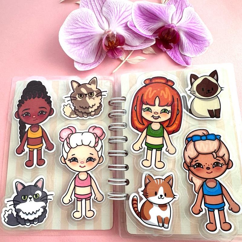 New design Toca Boca Mini house four heroes four cats 1
