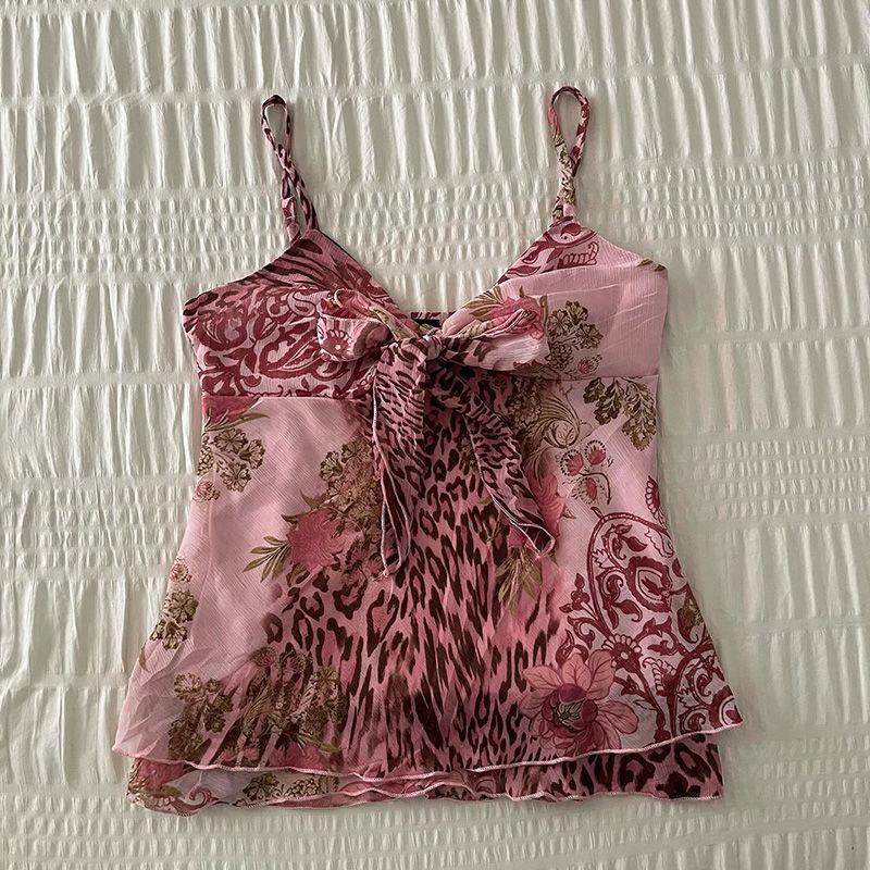 Y2K Women's Suspenders Vintage 2000s Harajuku Cute Summer New Streetwear Chic Aesthetic Rock Gothic Sexy Punk Tank Top 8