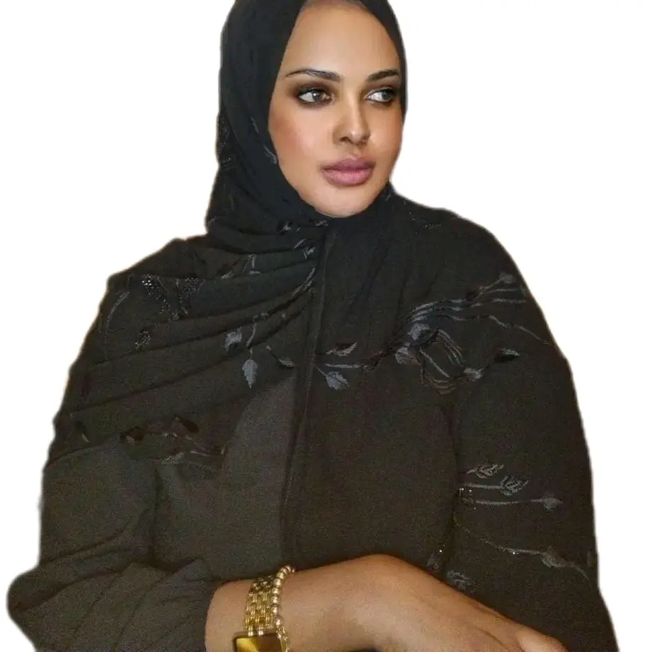 3 Stylish designs scarf for Women Fashion Accessory, Black  with Orange Colour, black and black with gold