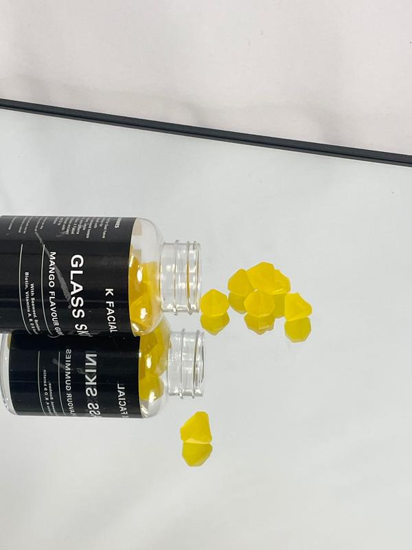 K Facial Glass Skin Vegan Collagen Gummies for Healthy Hair, Skin & Nails made with Seaweed Collagen - Mango Flavour 5