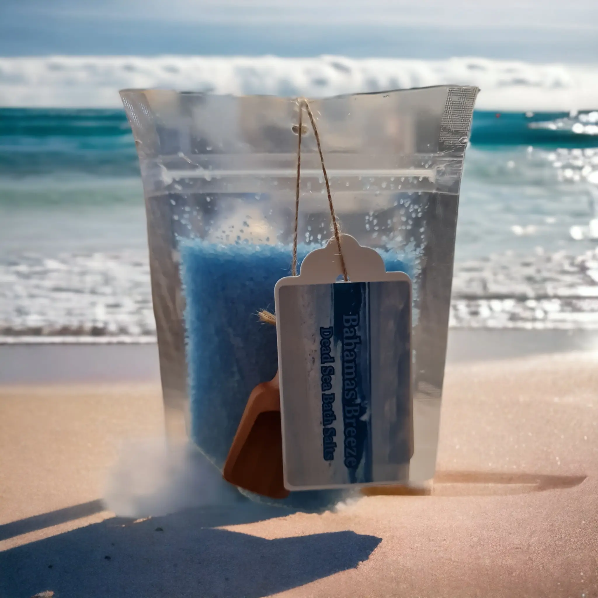 Bahamas Breeze Dead Sea Salt Bath and Body Scrub Blend Moisturizing Nourishing Jojoba Argan Body Care