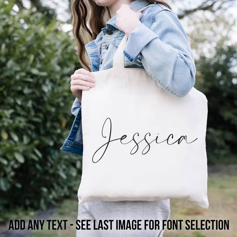 Personalised Tote Bag For Life | Custom Printed Text, Logo, Photo, Image or any other design. Wholesale Shopping Carryall Shoulder Shopper Bulk Buy. Gift for him her animal lover. For Business and events merchandise, Marketing Branding 1