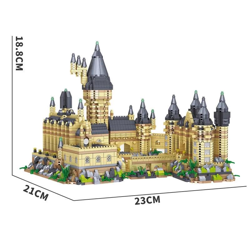Micro Building Blocks Hogwarts School Harry Potter Castle Bricks Toys for Boys Girls Kids Adult Christmas Gifts DIY Toy 3000+Pcs 5