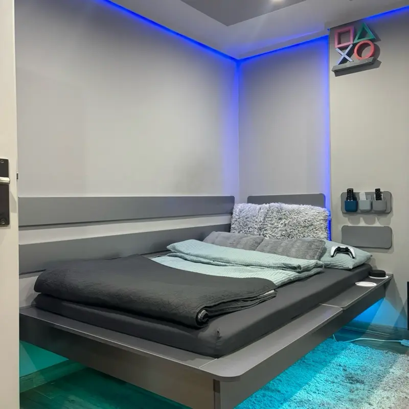 Floating Bed Frame , Super King , King , Double , Small Double , Custom Sizes 7