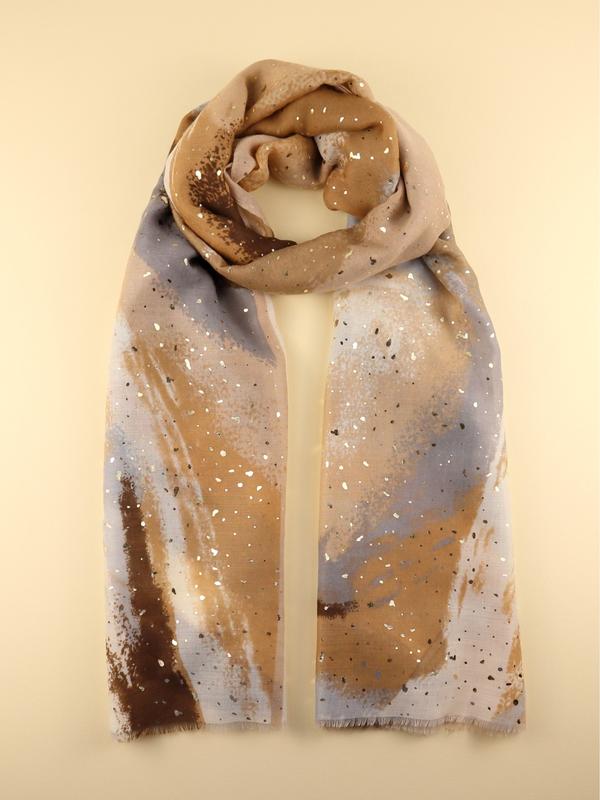 The Multi-Way Sand Beige Super Soft Lightweight Sparking Glitter Sarong | Beach Cover-up | Holiday Dress | Scarf | Shawl 4