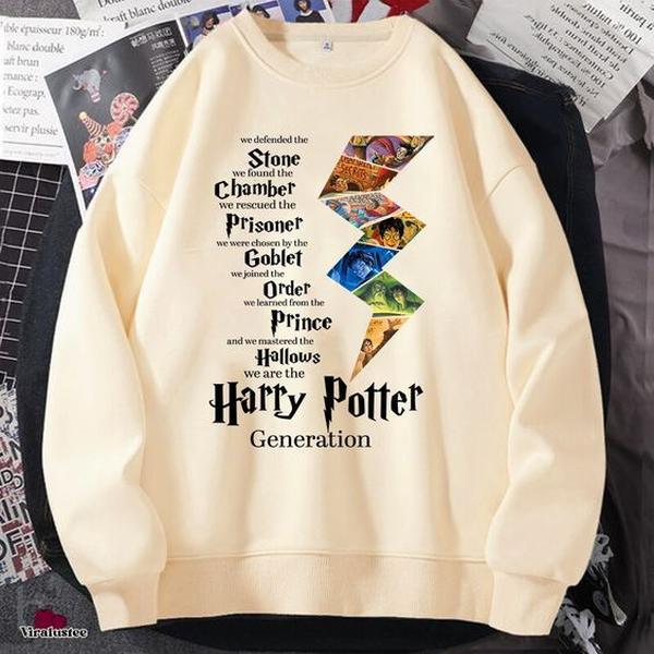 Vintage Harry Potter Chapters Sweatshirts, Hogwarts Shirt 0
